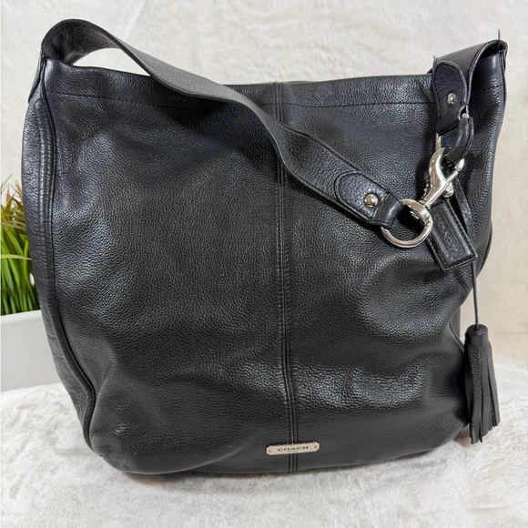 Coach Black Leather Hobo Bag - Picture 2 of 5